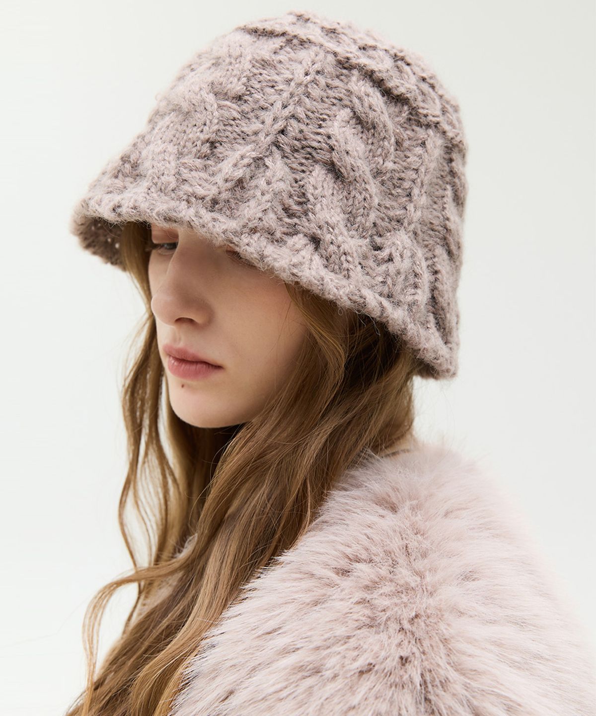 라티젠(LARTIGENT) LX KNIT BUCKET HAT(BROWN)