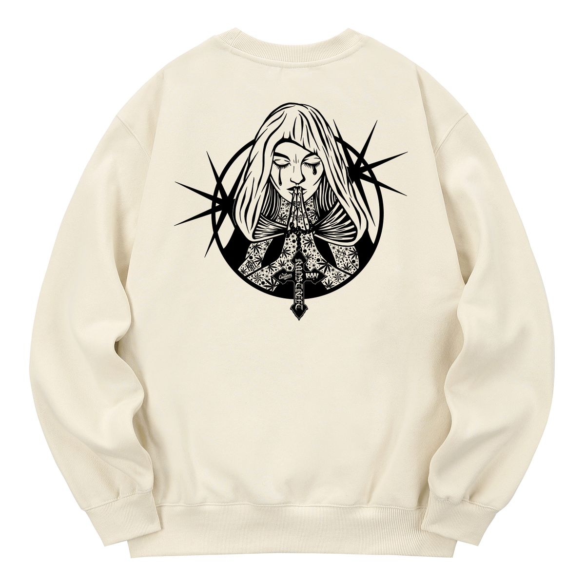 칸6312(KAN6312) KMC0191 마리아기모 맨투맨 크림