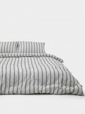 논더스트 씬 스트라이프 그레이 차렵이불