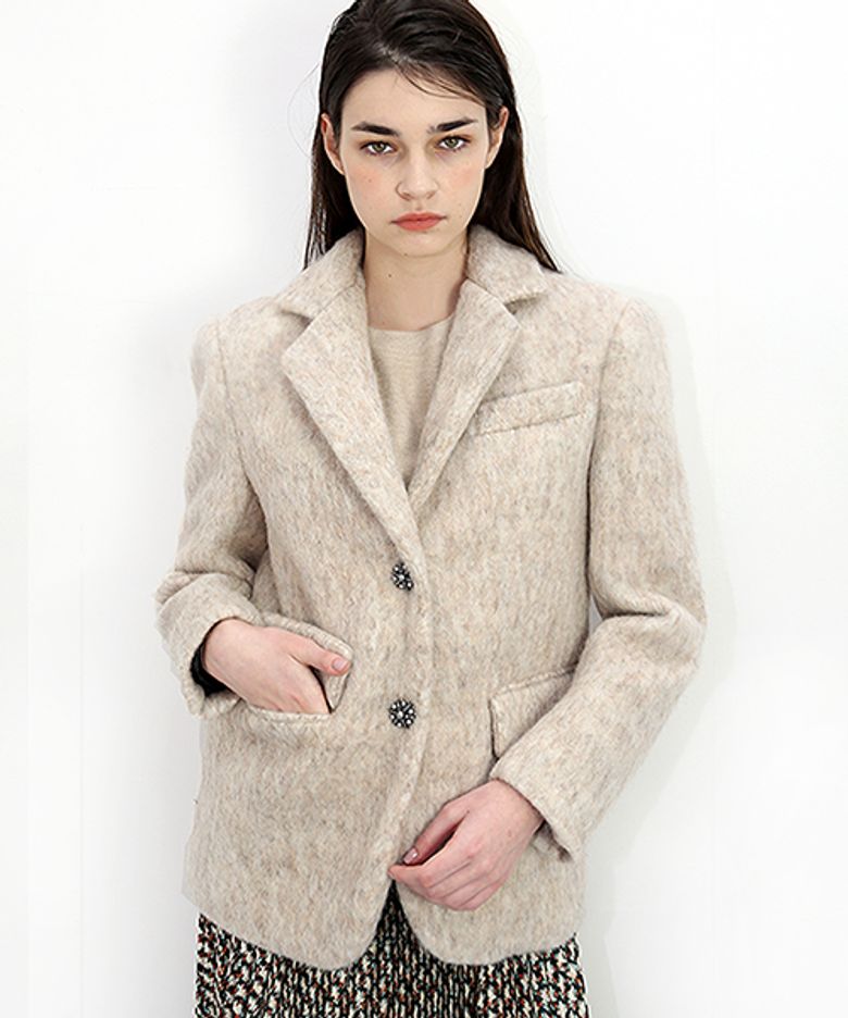 모헤어 베이지 자켓 _ Mohair Beige JK