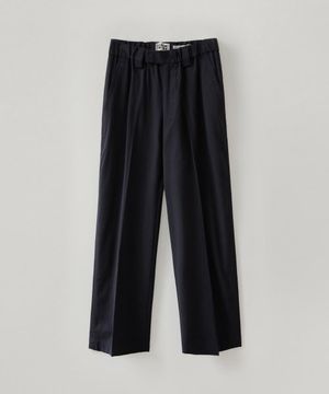 울 블랜드 이지 팬츠_네이비