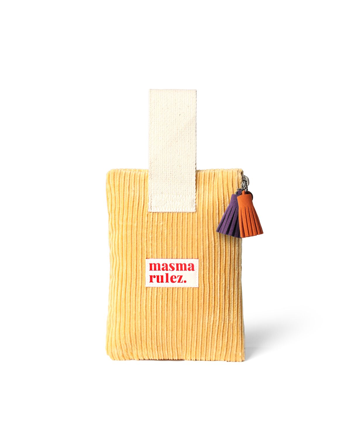 마스마룰즈(MASMARULEZ) Strap pouch _ 코듀로이 Yellow