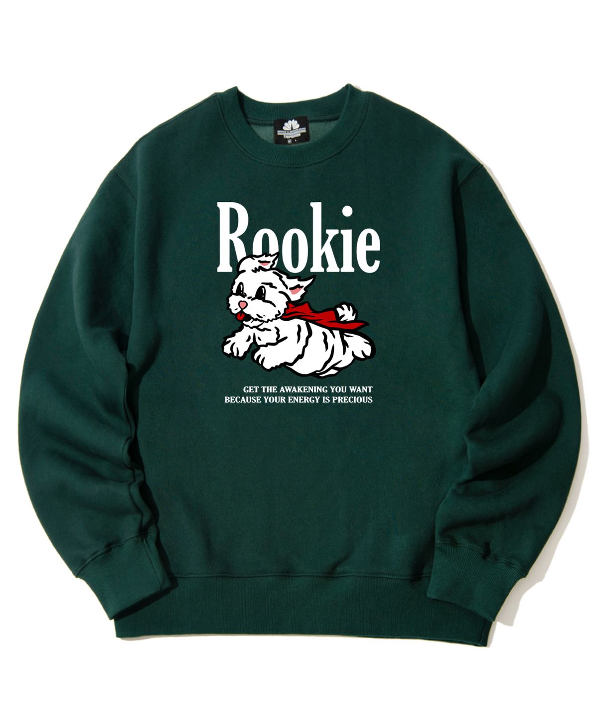 트립션(TRIPSHION) ROOKIE MALTESE GRAPHIC 크루넥 - 그린
