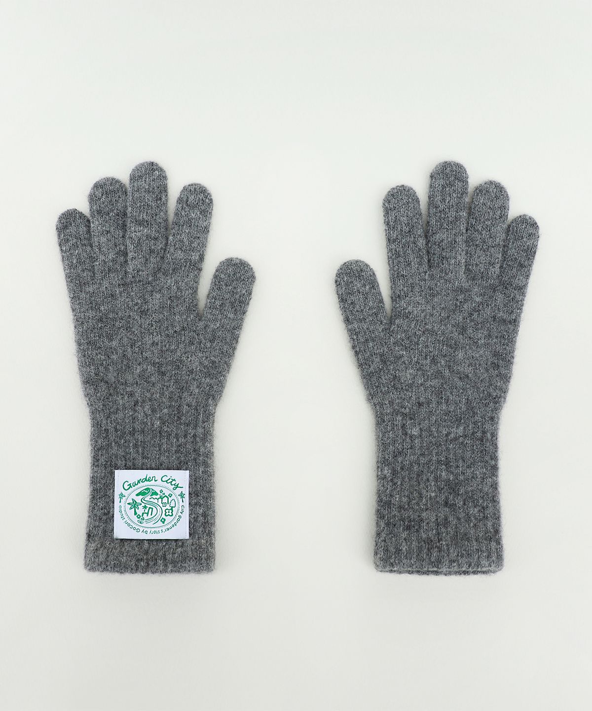 고코리(GOCORI) GARDEN CITY KNIT GLOVES - GRAY 니트장갑 울장갑