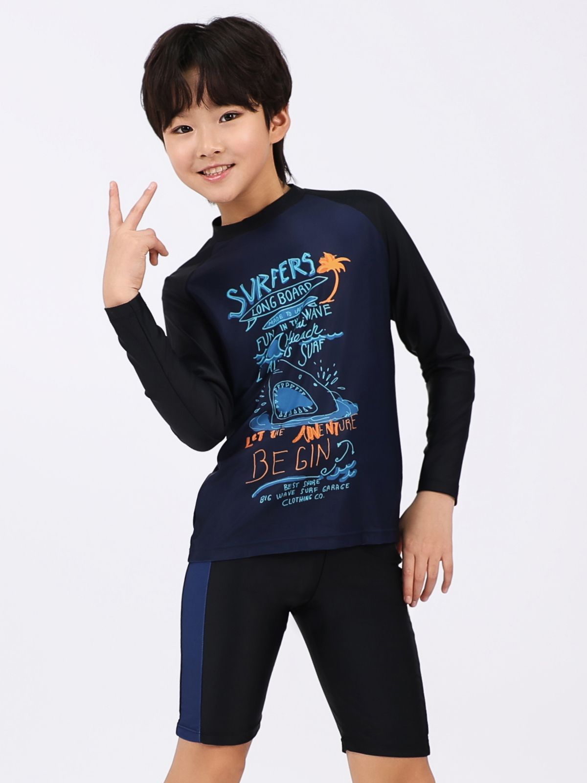 아쿠아티카 키즈(AQUATICA KIDS) 아동 래쉬가드 AQA355 일반용수경5종세트