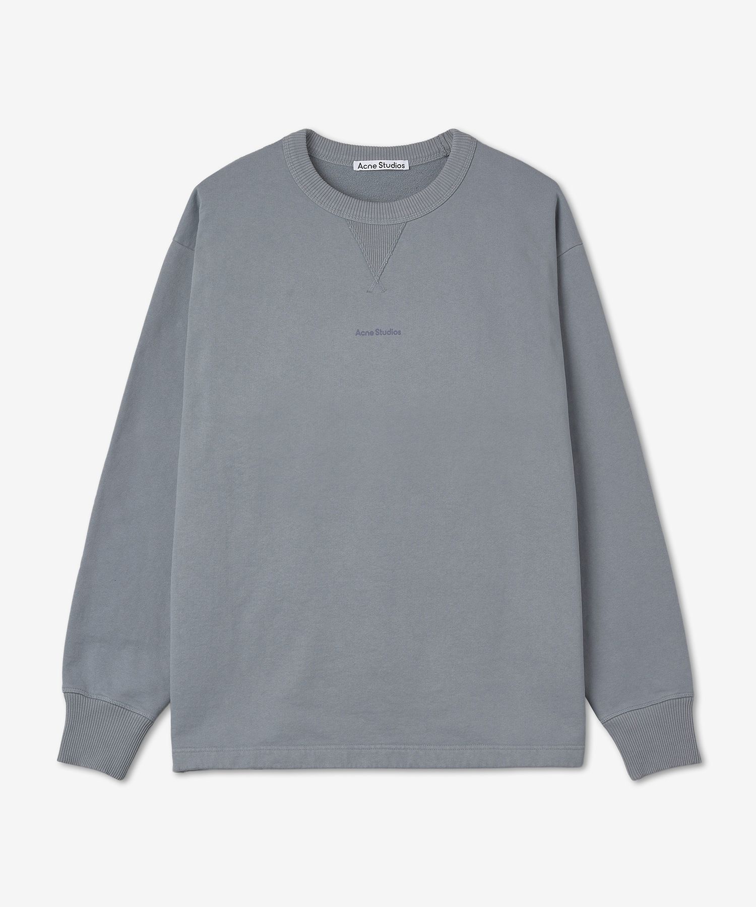 MUSINSA公式 | ACNE STUDIOS 共用ロゴスウェット - スティールグレー 