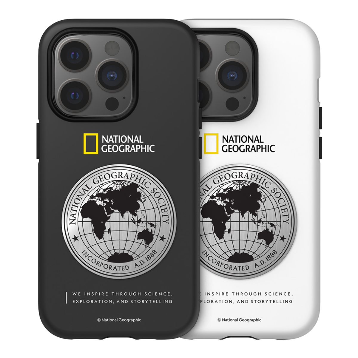 내셔널지오그래픽 모바일(NATIONAL GEOGRAPHIC MOBILE) 아이폰14 프로 프로맥스 플러스 메탈데코 하드쉘 케이스