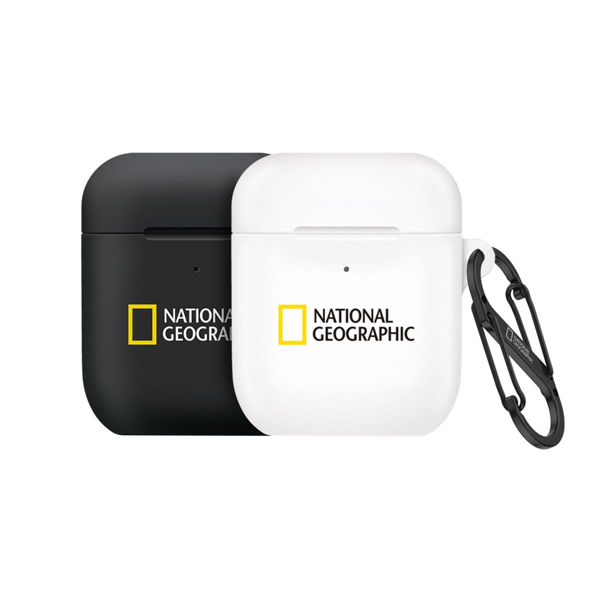 내셔널지오그래픽 모바일(NATIONAL GEOGRAPHIC MOBILE) 에어팟 브랜드로고 케이스 [카라비너 증정]