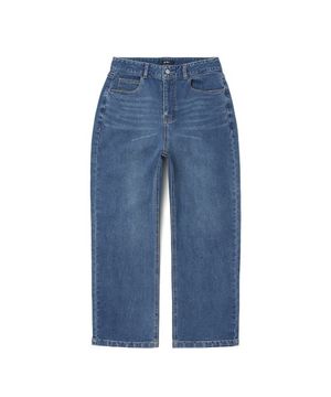 기모 세미 와이드 데님 (인디고)