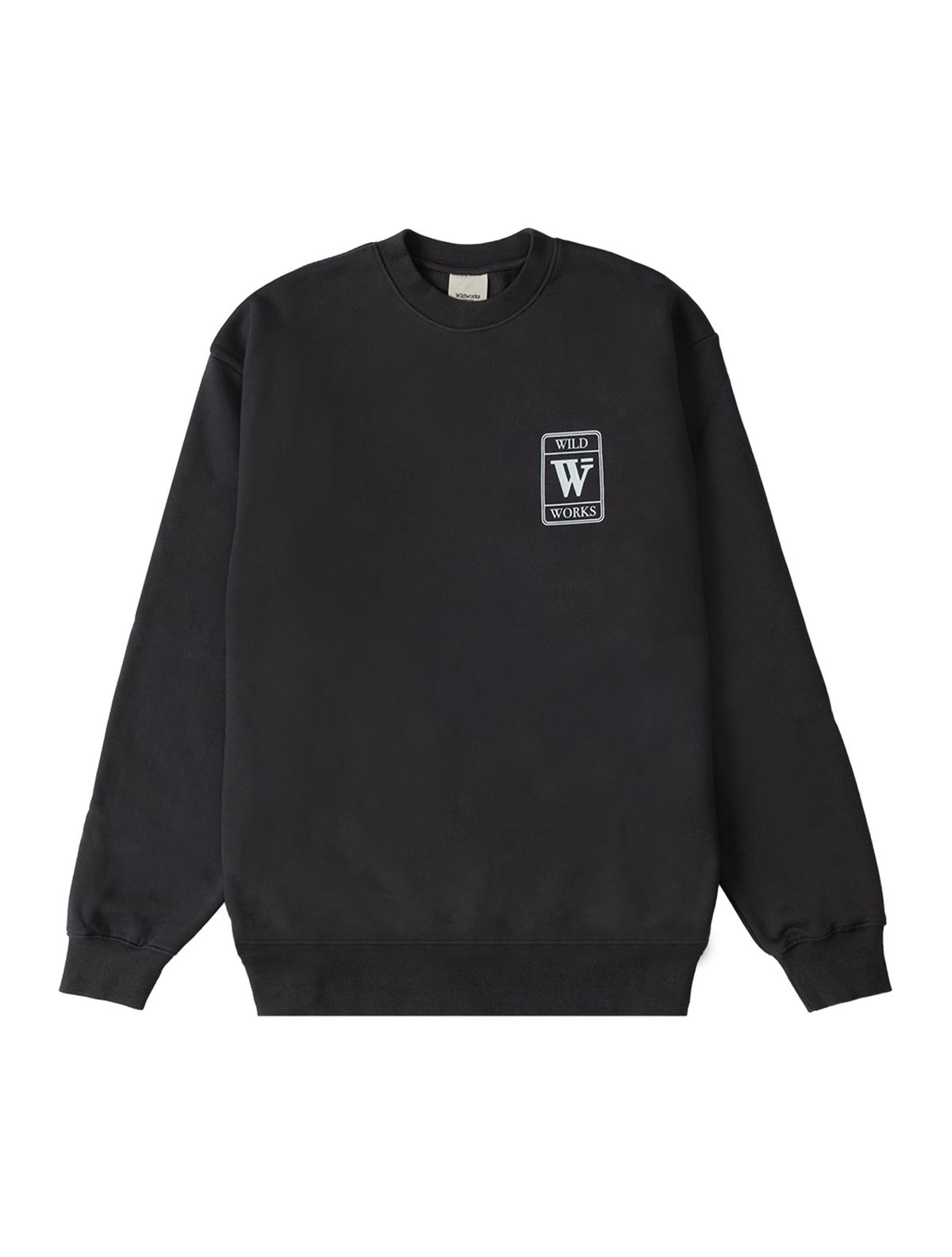 와일드웍스(WILDWORKS) W Ticket SWEATSHIRT_Charcoal