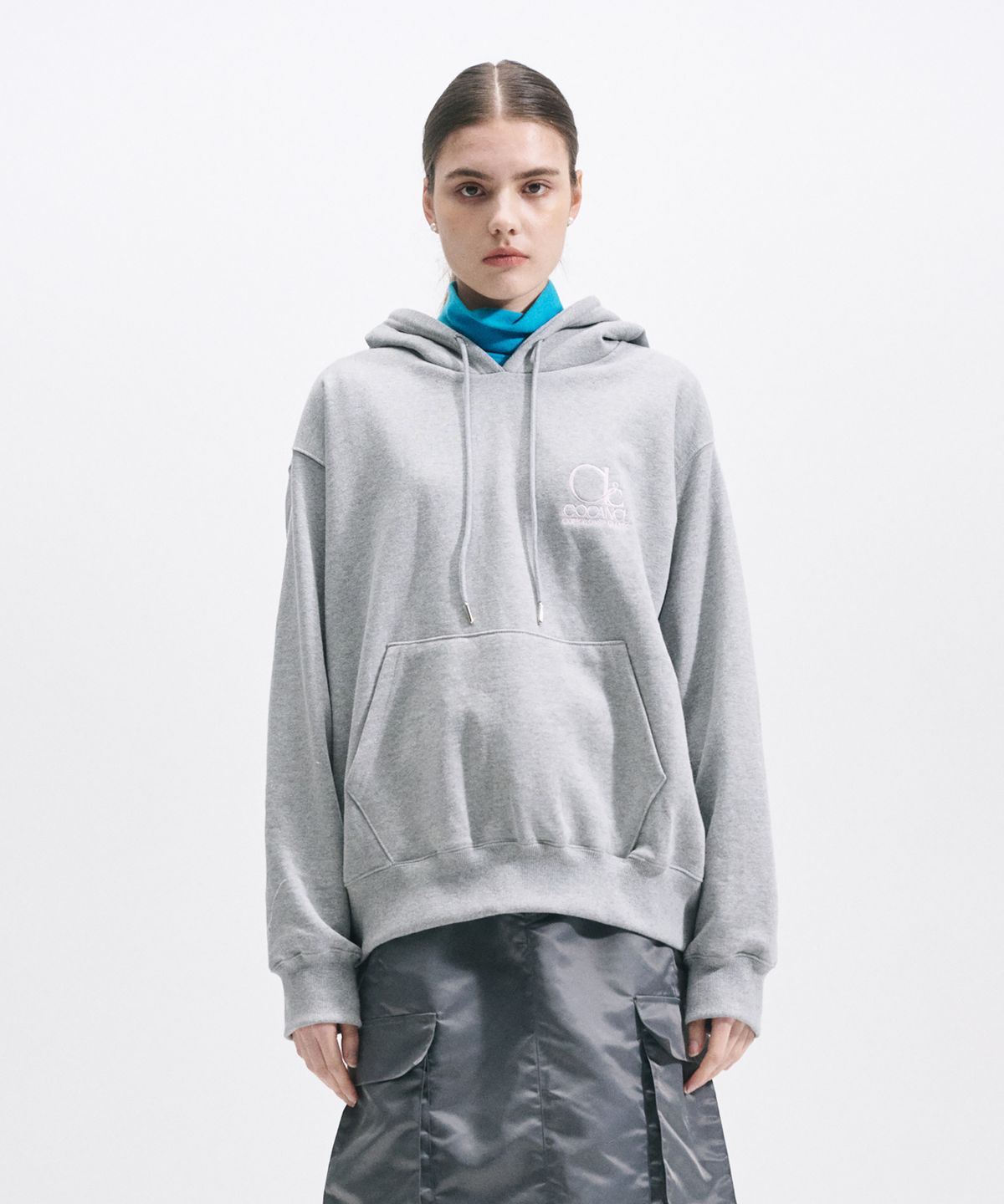 코캔클(COCANCL) CCL LOGO HOODIE/GREY
