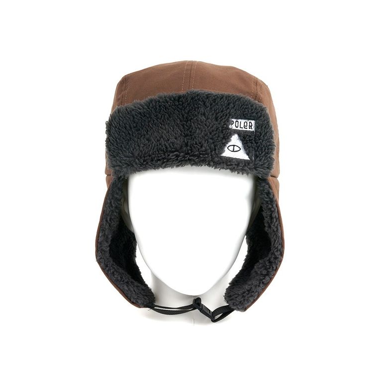 MILITARY BOA VISOR CAP CHOCOLATE