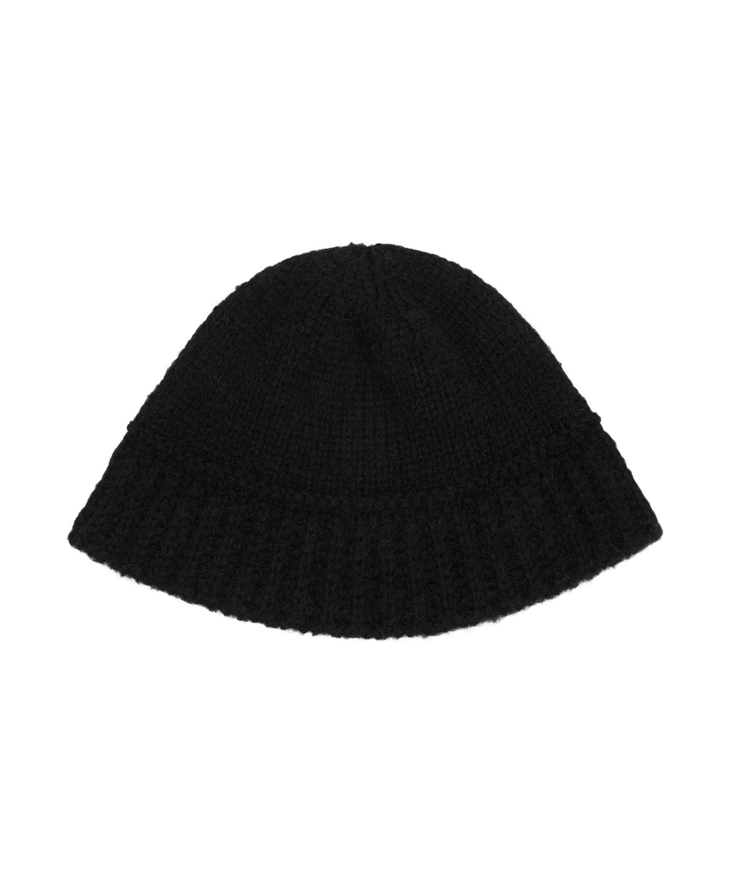 ☆VARZAR☆ Monogram Label Wool Knit Bucket Hat Black varzar8 MUSINSA | VARZAR Monogram Label Wool Knit Bucket Hat Black