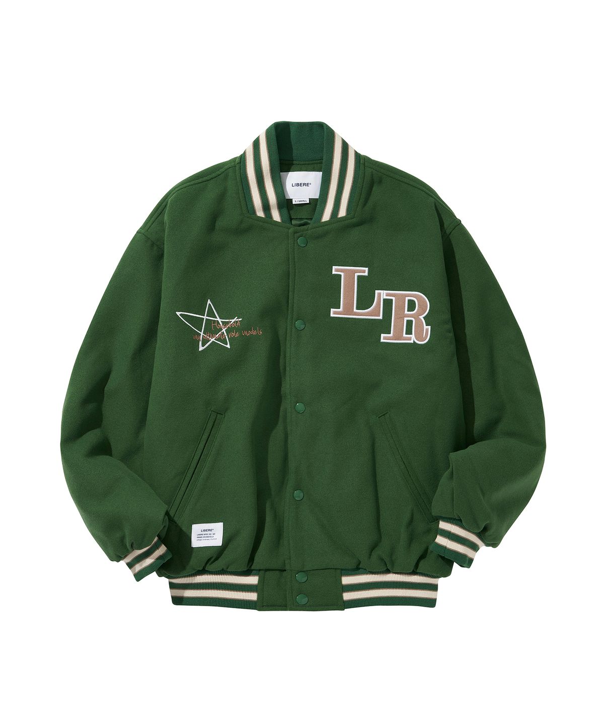 리베레(LIBERE) LIBERE VARSITYJACKET / GREEN
