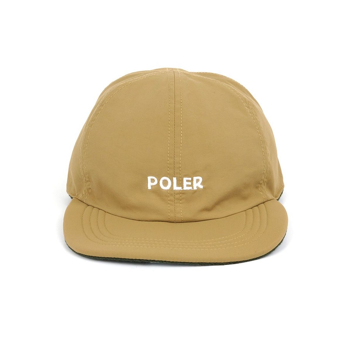 폴러스터프(POLERSTUFF) REVERSIBLE FLEECE CAP BEIGE/GREEN