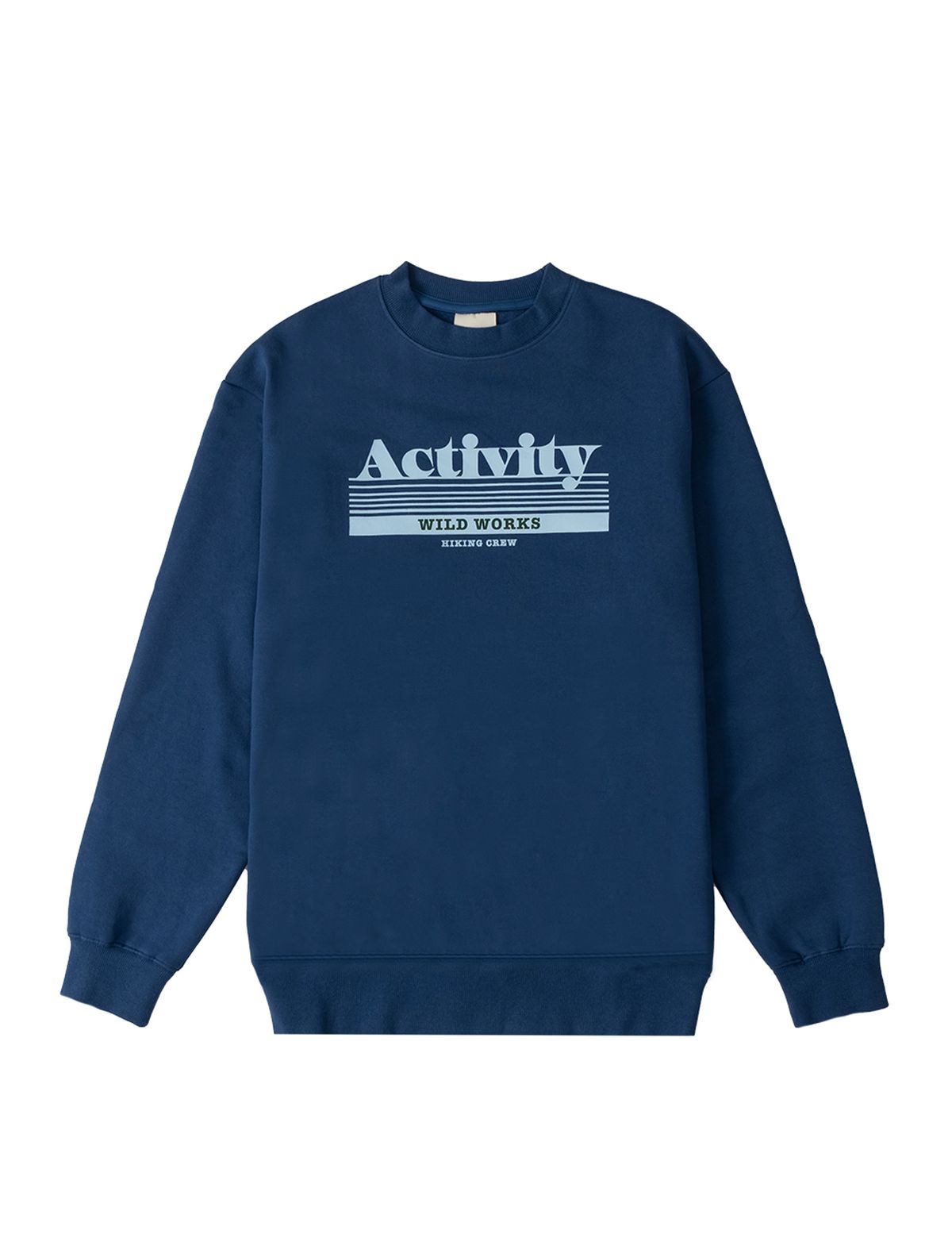 와일드웍스(WILDWORKS) Activity SWEATSHIRT_Retro Blue