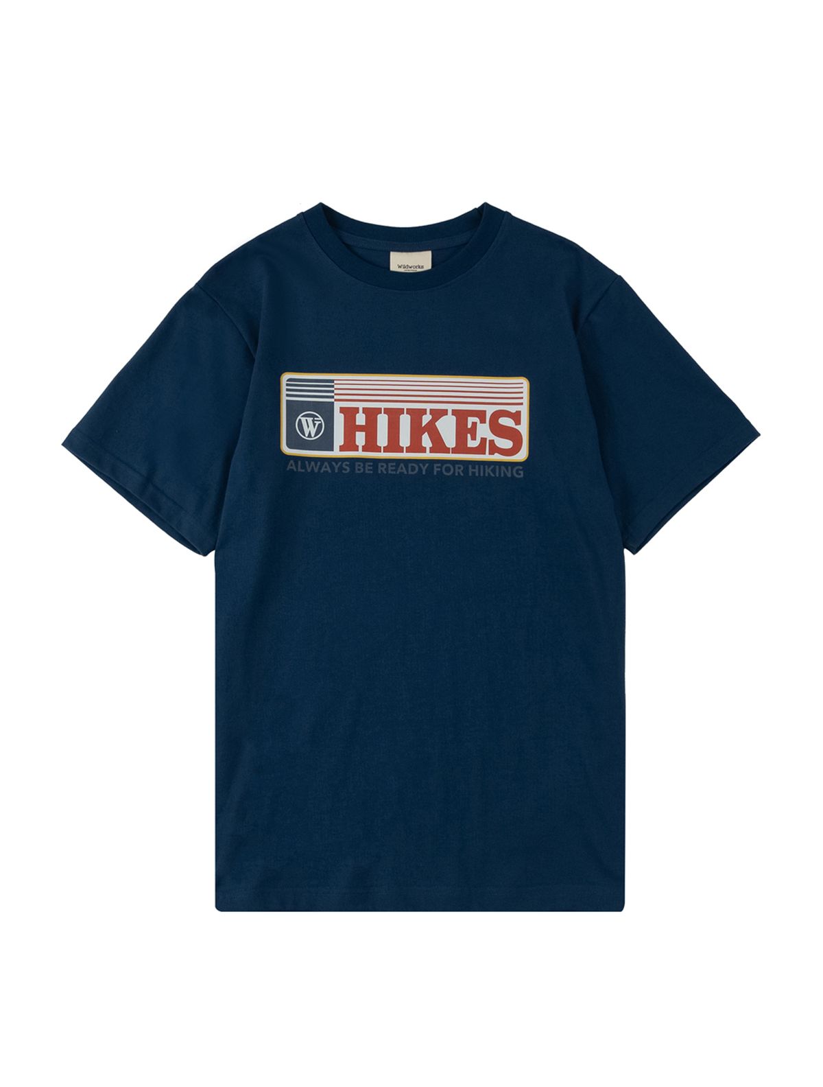 와일드웍스(WILDWORKS) HIKES T-SHIRT_Navy