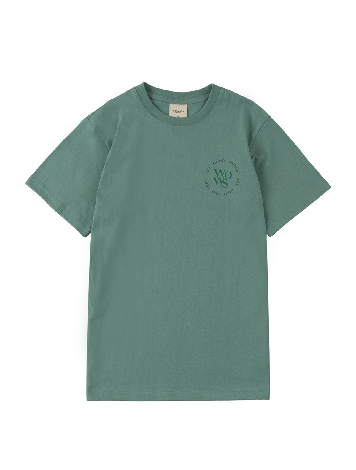 와일드웍스(WILDWORKS) WDWS Big Logo T-SHIRT_Light Green