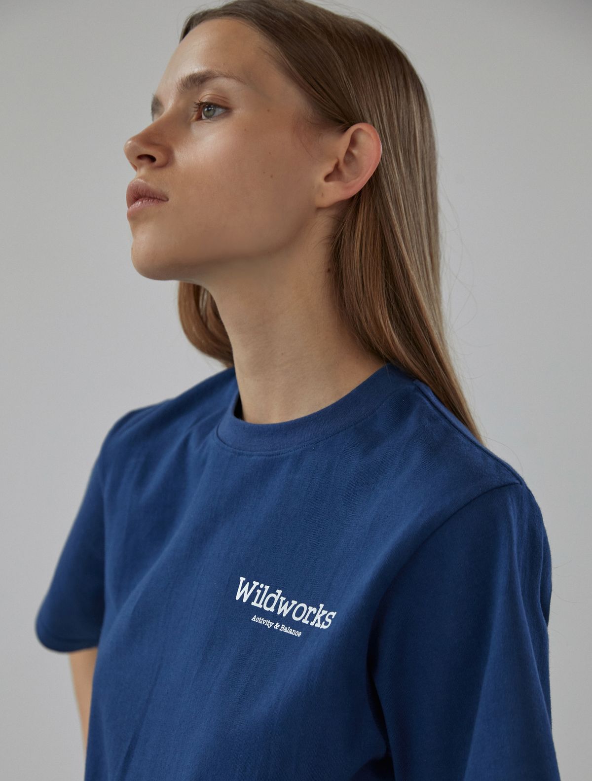 와일드웍스(WILDWORKS) WILDWORKS Logo T-SHIRT_Navy