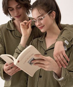 소프킨 싱글라인 커플 잠옷 세트