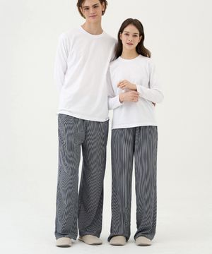 실크핏 클린 9부 커플 잠옷 바지