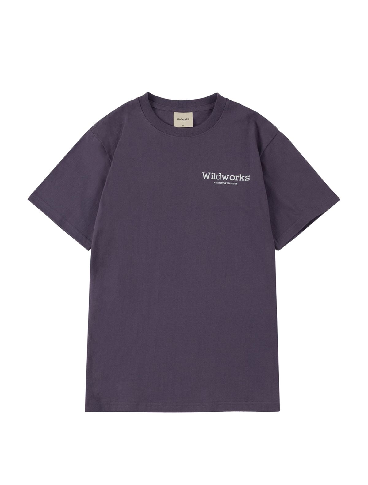 와일드웍스(WILDWORKS) WILDWORKS LOGO T-SHIRT_Purple