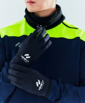 하이테크 웜 필드 글러브 - 블랙/화이트