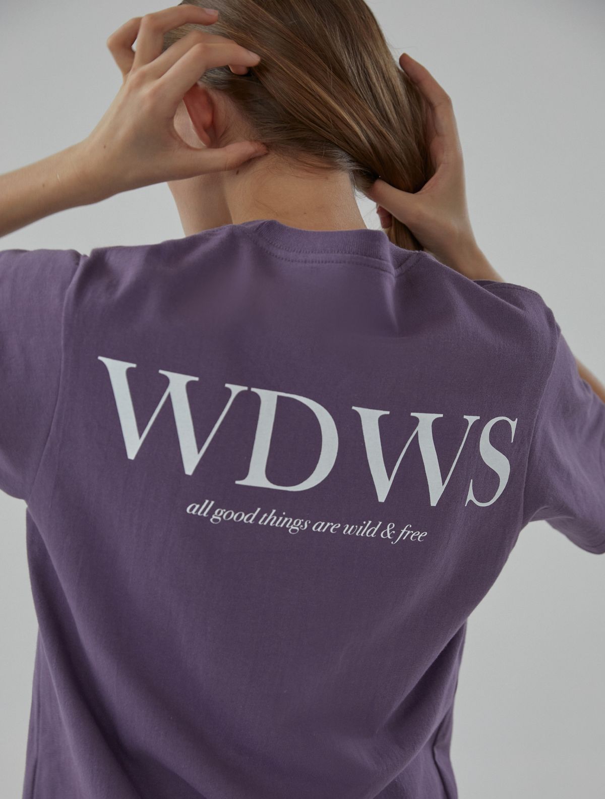 와일드웍스(WILDWORKS) WDWS Big Logo T-SHIRT_Purple