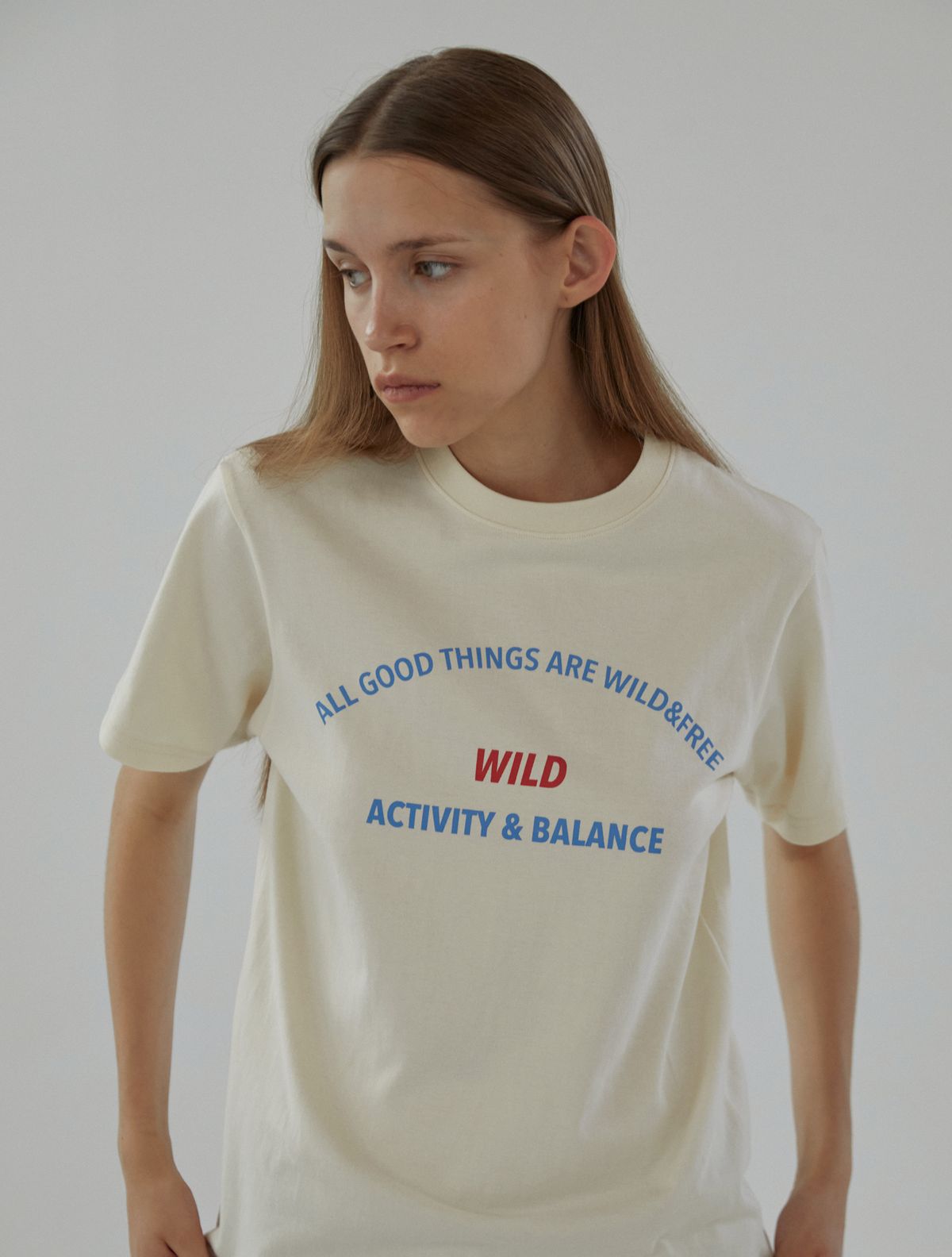 와일드웍스(WILDWORKS) A&B oval T-SHIRT_Ivory