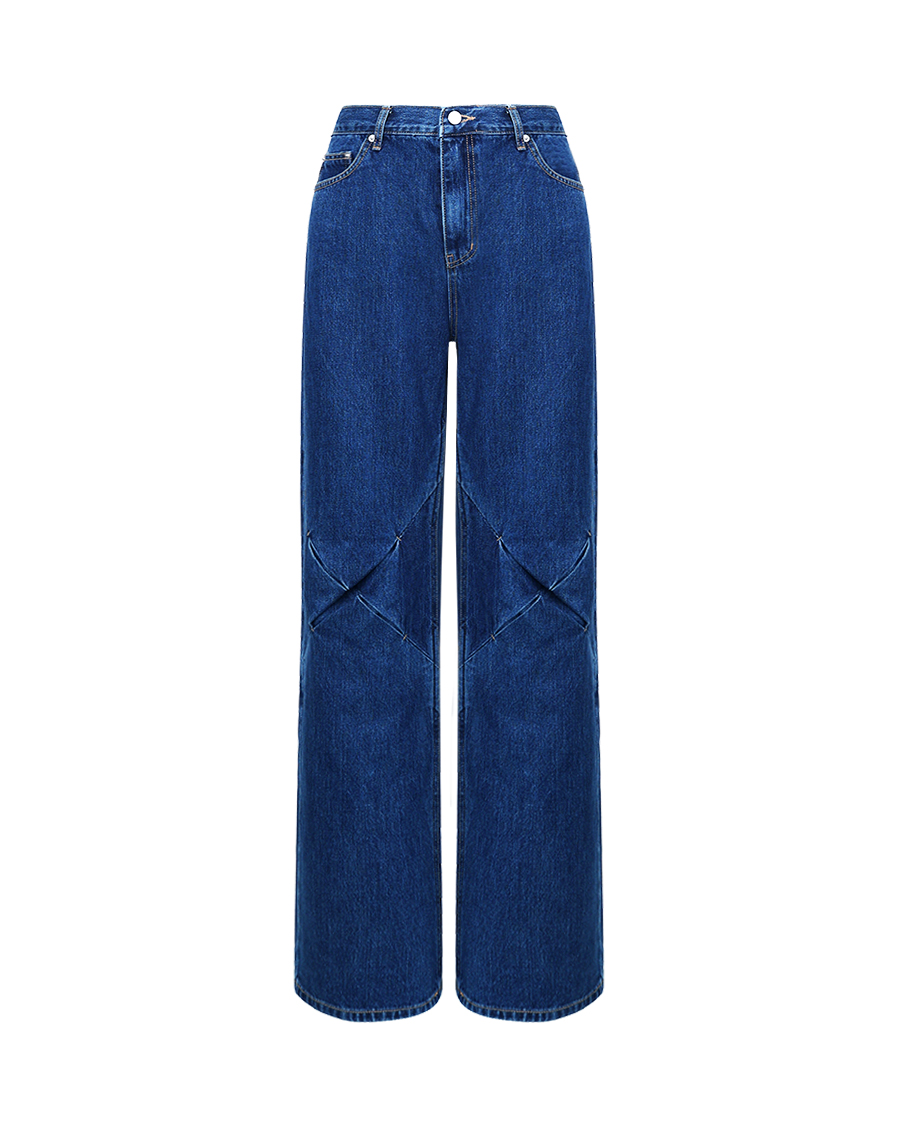 ★OY★C.B WASHED JEANS-BLUE★正規品/韓国直送料込/人気 OY/オーワイ』C.B WASHED JEANS/ウォッシュ加工 デニムパンツ OY