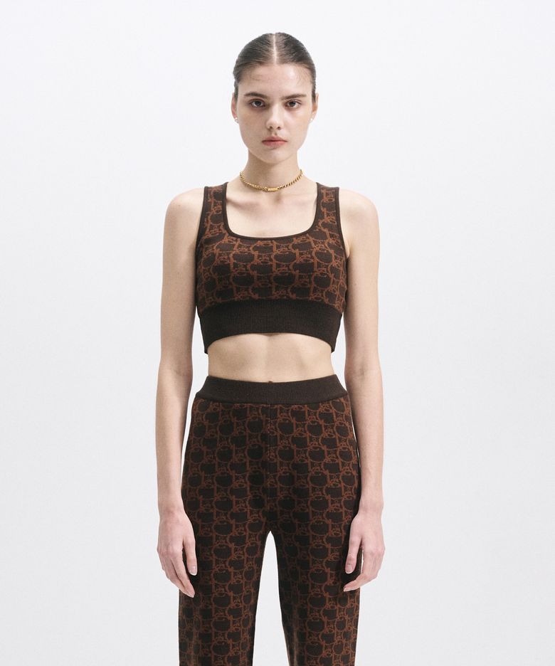 CCL LADY TOP/BROWN