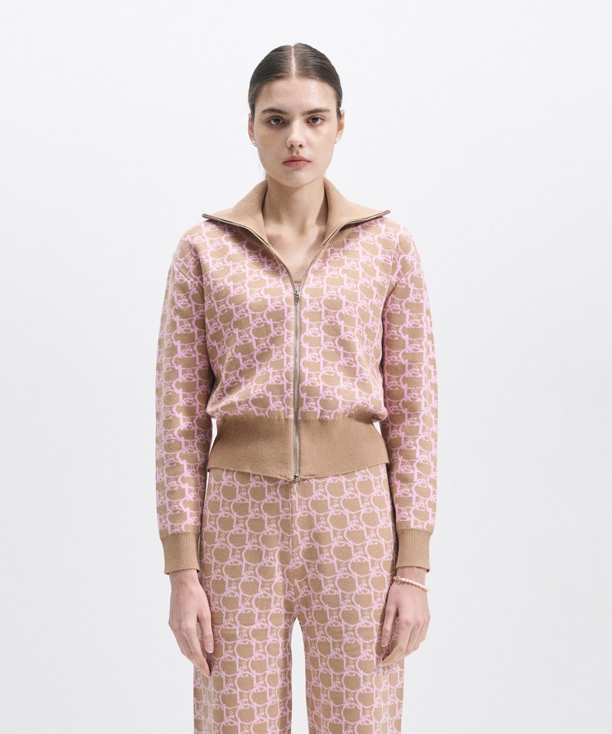 코캔클(COCANCL) CCL LADY ZIP UP/BEIGE