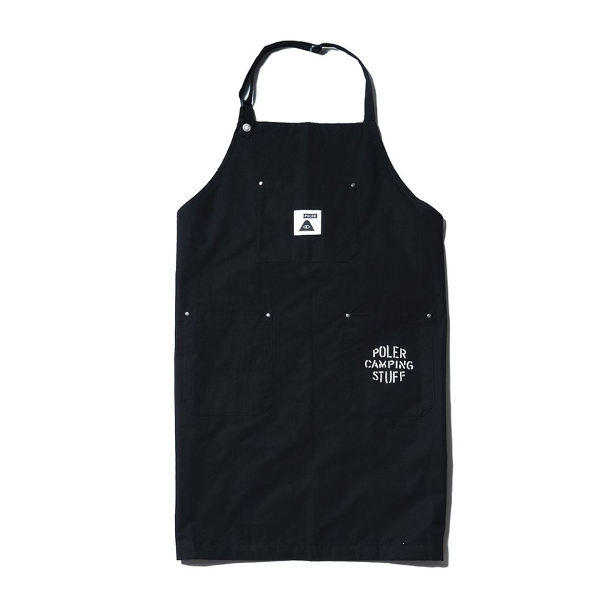 폴러스터프(POLERSTUFF) Quilt Fabric 2WAY BBQ APRON BLACK