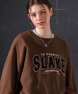 슬레이크 맨투맨 브라운 HHMT3469