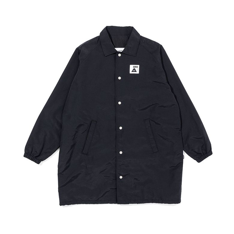 LONG COACH JACKET BLACK