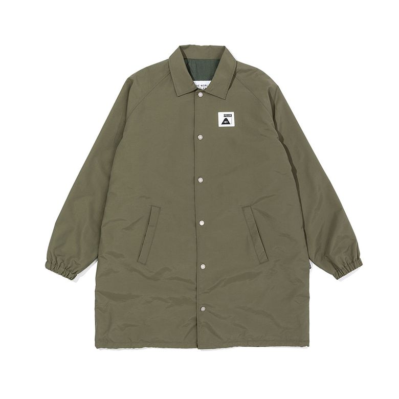 LONG COACH JACKET OLIVE