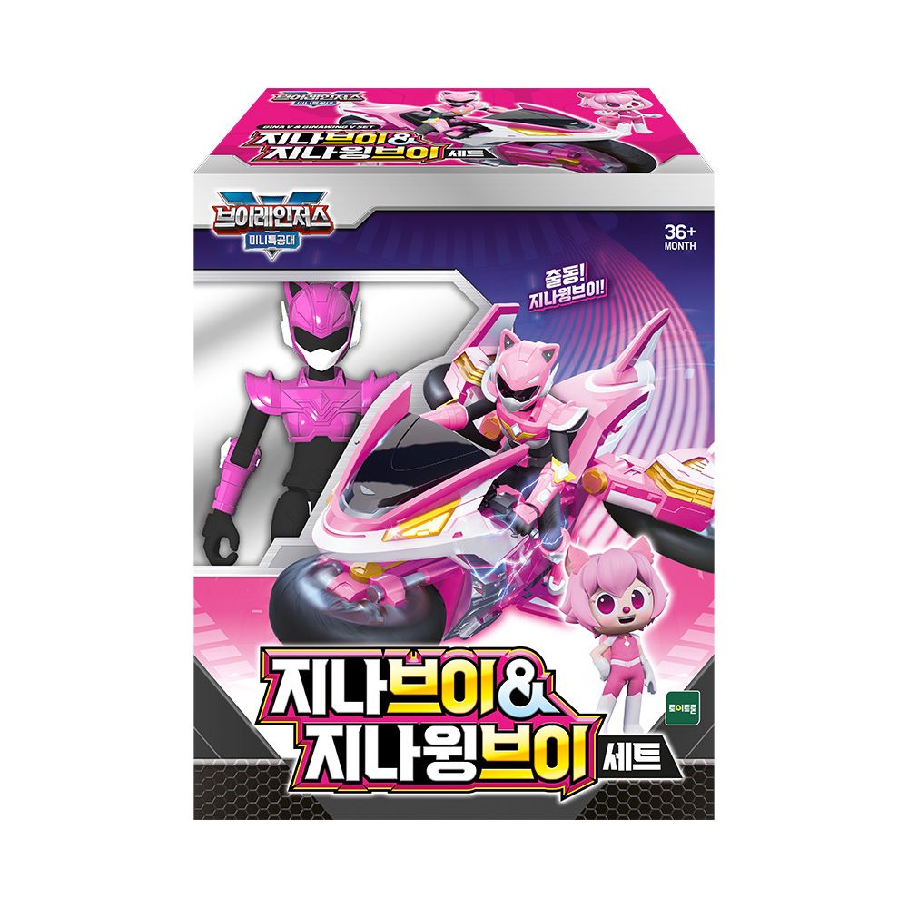 토이트론(TOYTRON) 미니특공대-브이레인저스-FB-지나브이 앤 지나윙브이 - 사이즈 & 후기 | 무신사