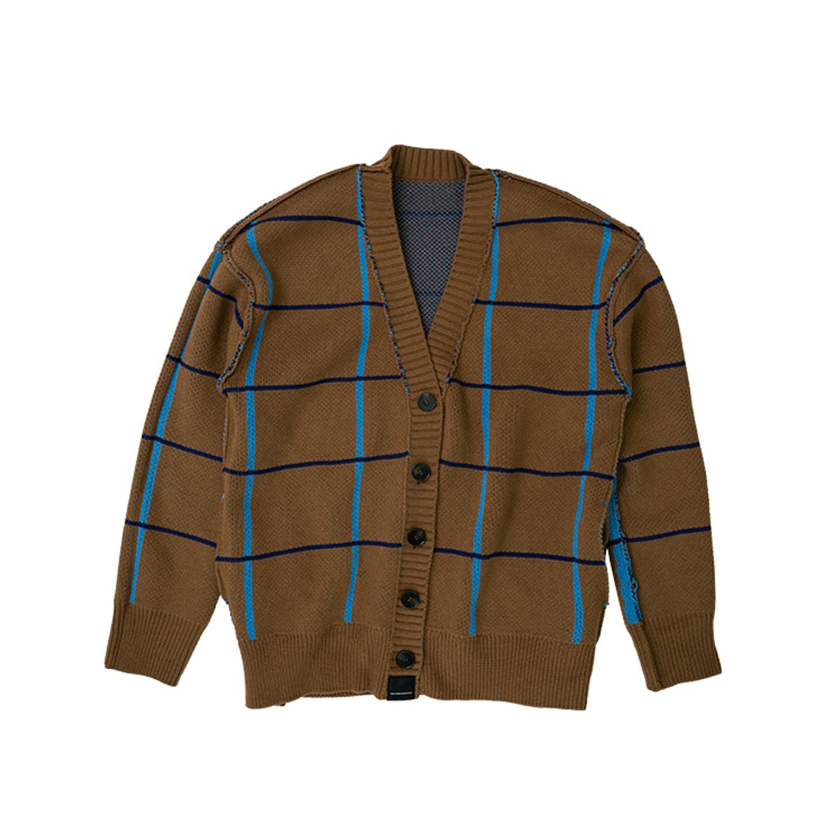 아웃 오브 트렁크(OUT OF TRUNK) Reversible Knit Cardigan (Brown)