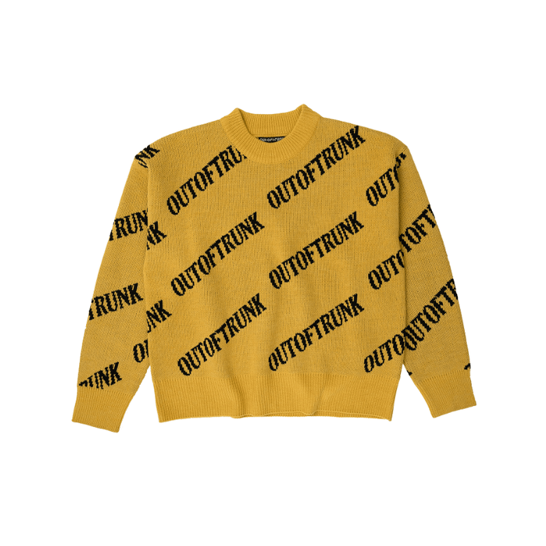 OOT Logo Knit Sweater (Mustard)