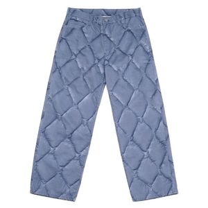 QUILTED EFFECT DENIM