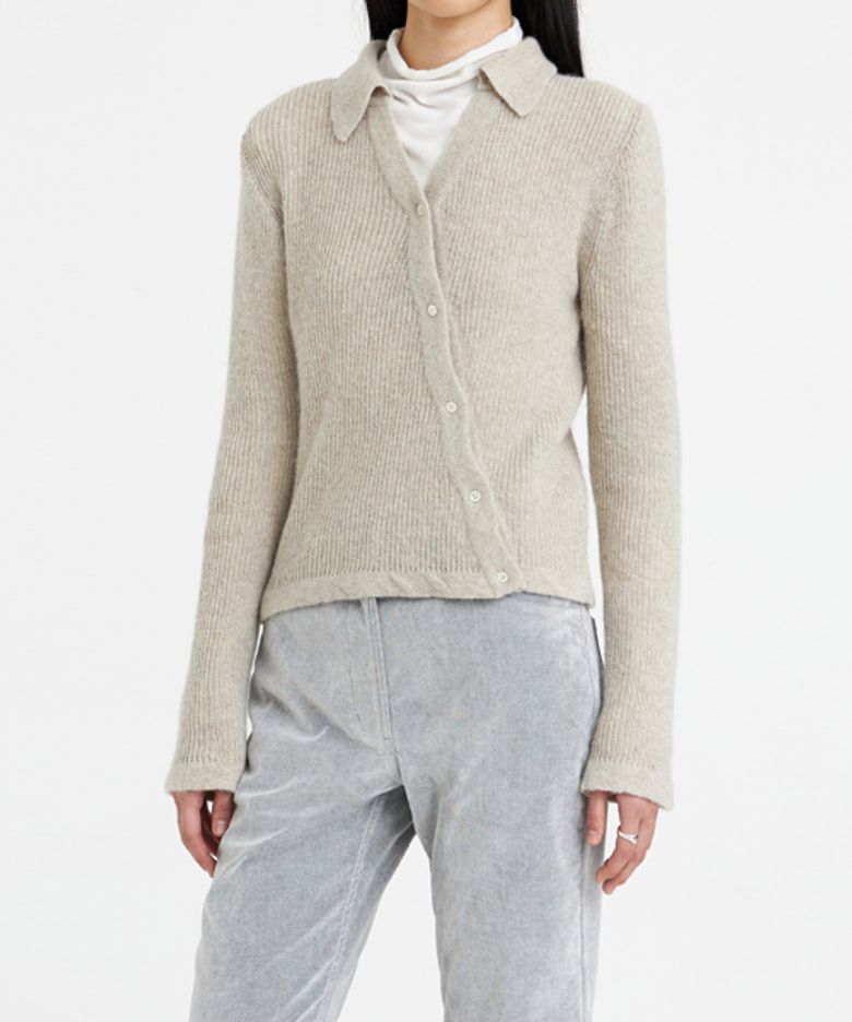 Asymmetric Knit Shirt