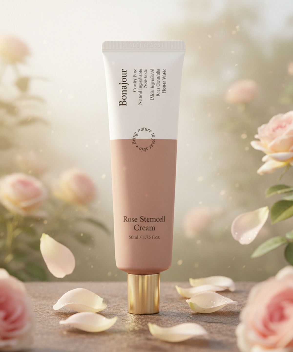 보나쥬르(BONAJOUR) 비건 로즈스템셀 크림 50ml