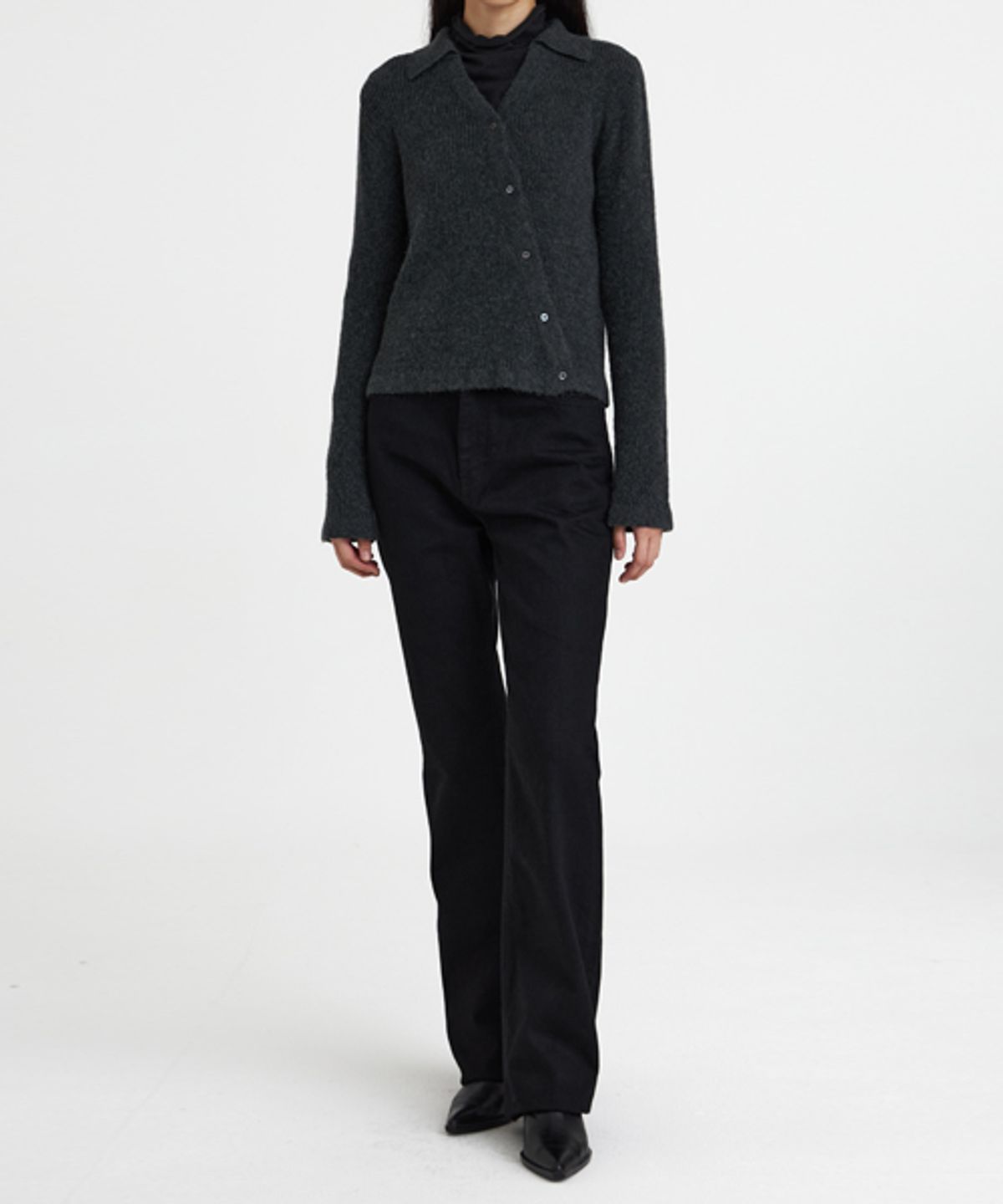 유스(YOUTH) Asymmetric Knit Shirt