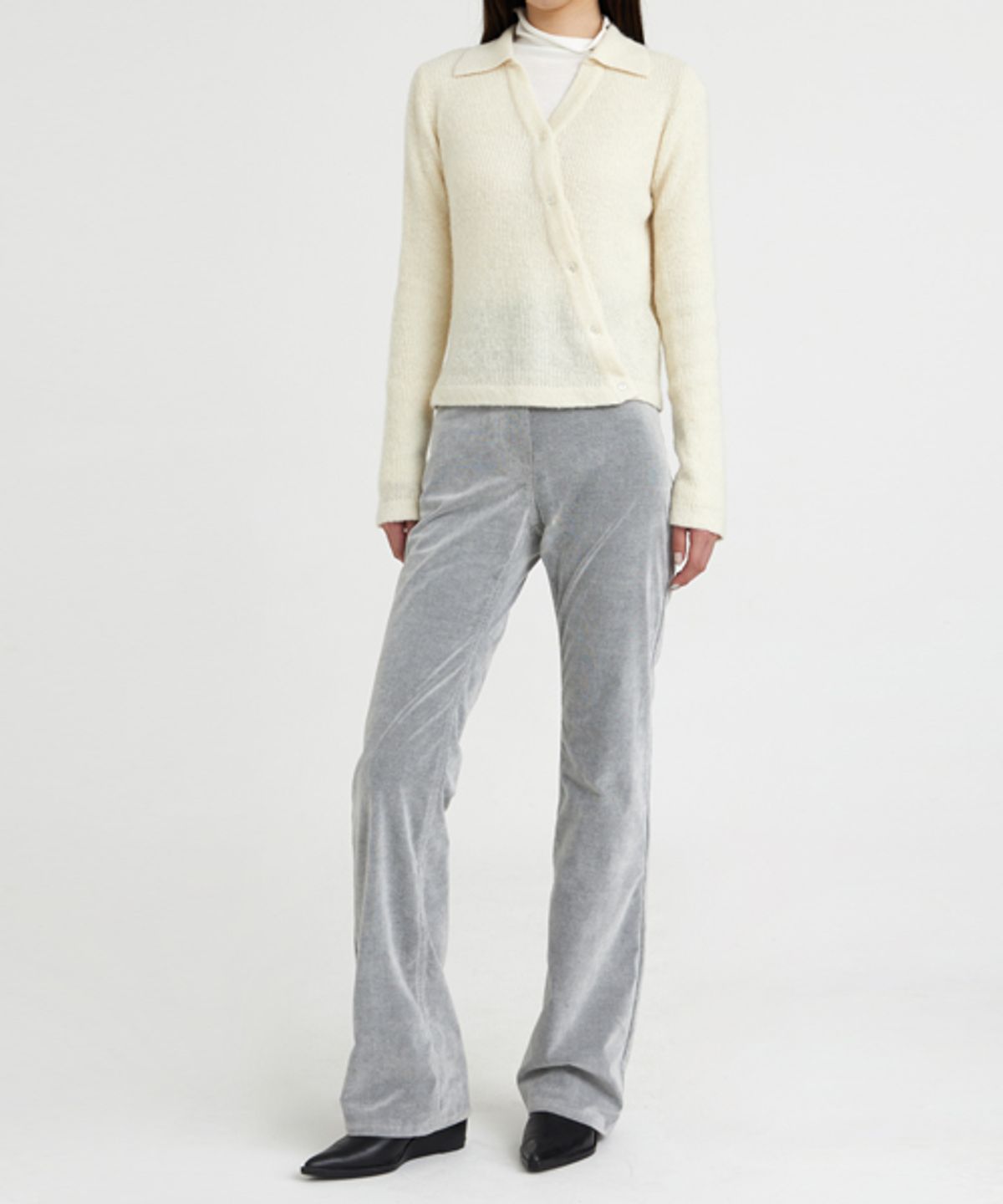 유스(YOUTH) Asymmetric Knit Shirt