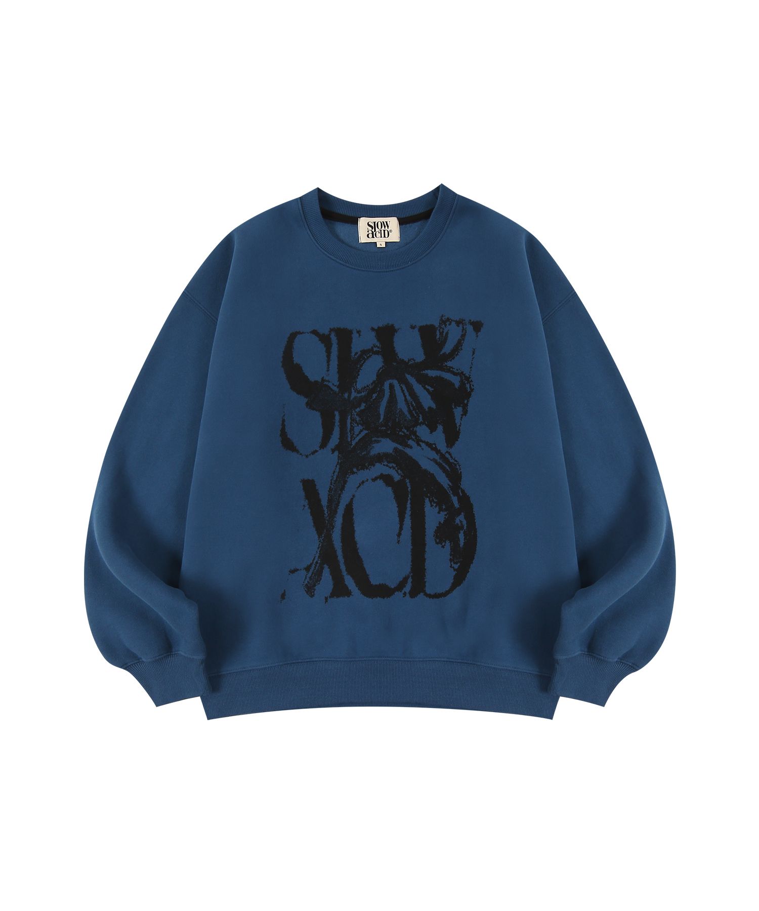◆SLOW ACID PEACHSKIN RUSTY LOGOフーディ/5色/送料込◆ PEACHSKIN RUSTY LOGO HOODIE [KHAKI] - SLOWACID