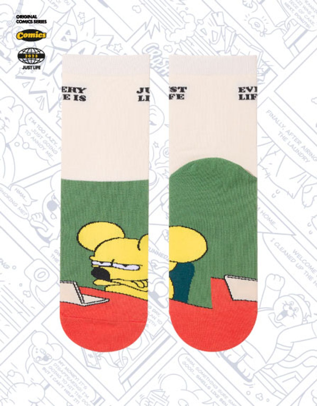 싹스오버왓에버(SOXOVERWHATEVER) ZIZI Serious Socks