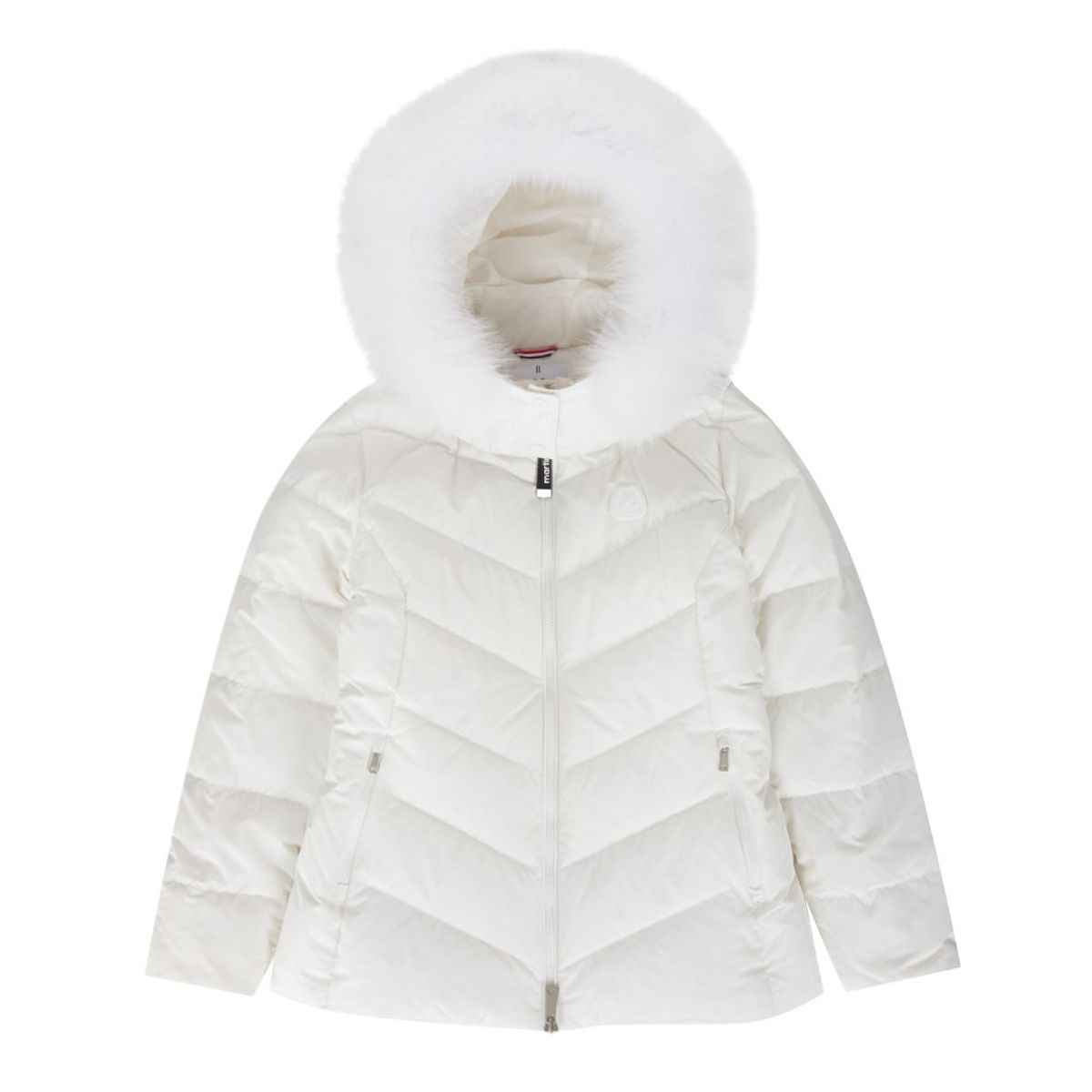 마틴골프(MARTINE GOLF) Fur Hoody Down Jumper_White