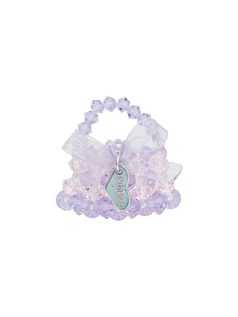 Hand Bag Beads Ring (Lavender)