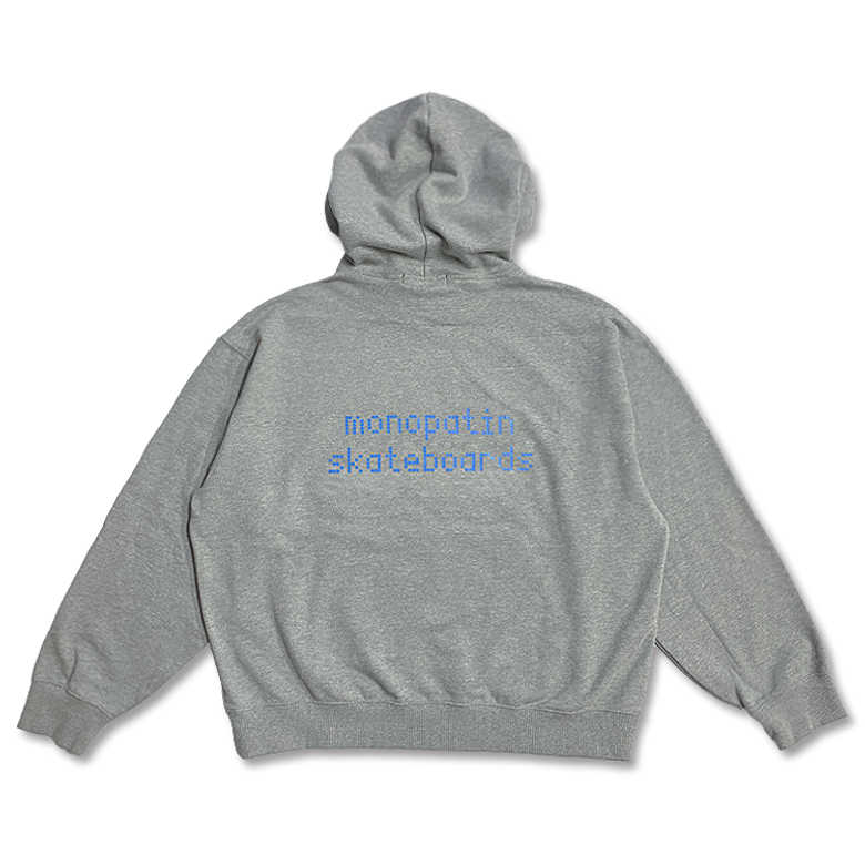 light emitting diode oversized hoodie – gray