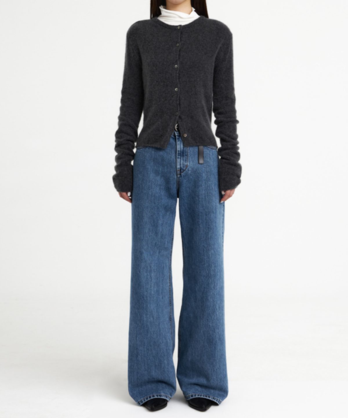 유스(YOUTH) Mohair-Blend Cardigan